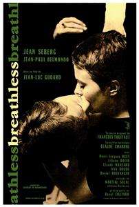 Breathless 27 x 40 Movie Poster Jean Paul Belmondo, Style B  