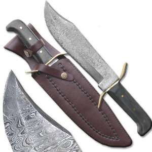  Real Damascus Blade Bowie Knife
