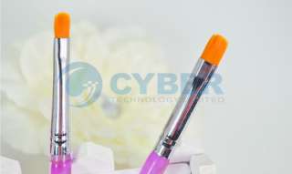 7pcs UV Gel Acrylic Nail Art Builder Brush Pen Painting  