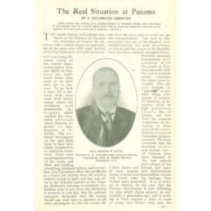  1905 Real Situation At Panama by General George W Davis 