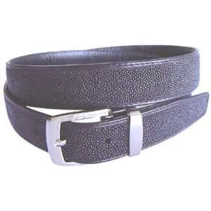  Black Genuine Stingray Leather Belt 