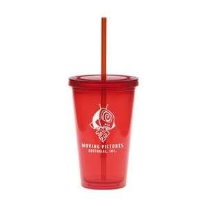  70067    16 oz. Red Double Wall Tumbler: Home & Kitchen