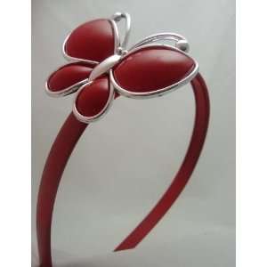  Red Butterfly Headband 