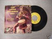 Peter Pan Records The Little Drummer Boy 45 RPM 1966  