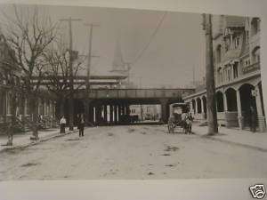 1909 Sheepshead Bay LIRR Subway Brooklyn NYC Photo  