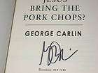 d2008 GEORGE CARLIN signed CLASS CLOWN   7 dirty words