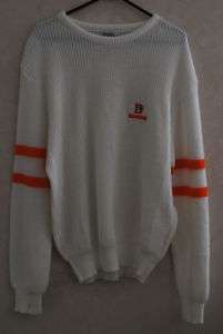 Vintage 80s Denver Broncos Mens XL Knit Sweater! NFL  