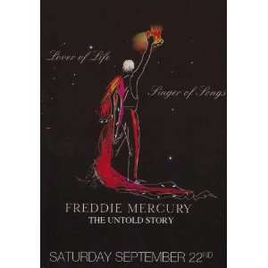  Freddie Mercury, the Untold Story Poster Movie (11 x 17 