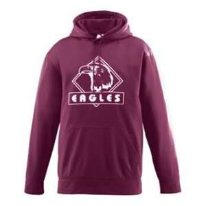   Wear Wicking Fleece Hooded Sweatshirt MAROON AM