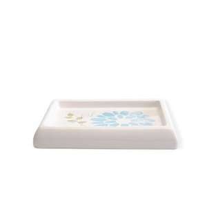  Blonder Home Accents Stripe & Floral Soap Dish