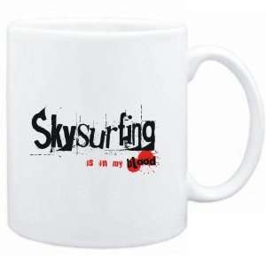  Mug White  Skysurfing IS IN MY BLOOD  Sports