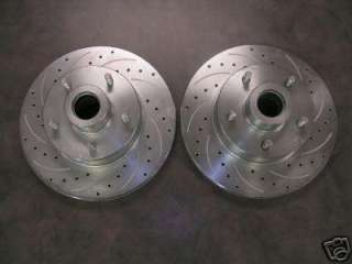 MUSTANG II FORD 11 ROTORS CROSS DRILLED & SLOTTED  