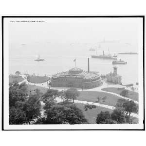  New York harbor from the Battery