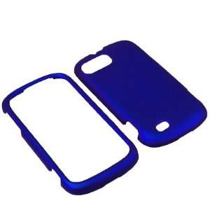 AM Hard Shield Shell Cover Snap On Case for Sprint ZTE Fury N850  Blue 