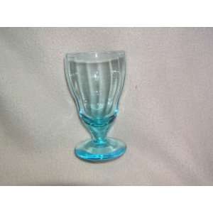   Blue 5 3/8 in 10 oz. Water Goblets Stem Gorgeous! Depression Glass