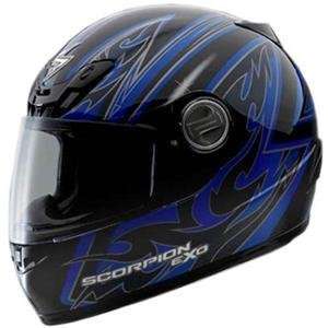  Scorpion EXO 400 Octane Helmet   Small/Blue: Automotive