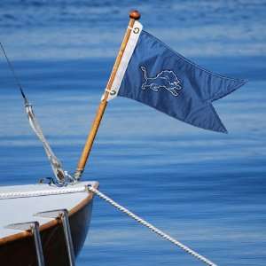   Detroit Lions 18.5 x 12 Light Blue Boat Flag: Sports & Outdoors