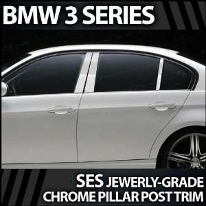  2007 2008 BMW 3 Series 6pc. SES Chrome Pillar Trim Covers 