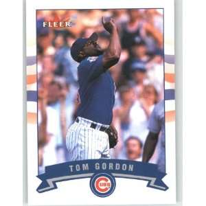  2002 Fleer Gold Backs #238 Tom Gordon   Chicago Cubs 
