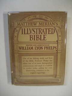 MATTHEW MERIANS ILLUSTRATED BIBLE Morrow Pr 1933 HC/DJ  