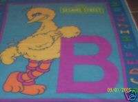 BIG BIRD / SESAME STREET fleece fabric panel  