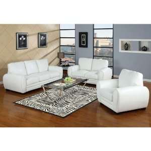  Acme Furniture Amber White Living Room Set 1522 slr set 