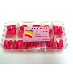  Color Tips Hot Pink 530 Pcs/Box.: Beauty