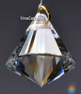 50mm Big Top Faceted Crystal Prism Pendant SunCatcher  