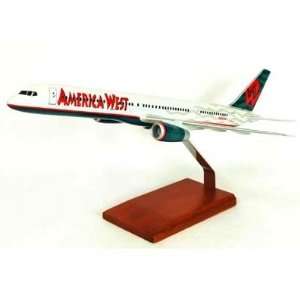  America West Boeing 757 200 Model Airplane: Toys & Games
