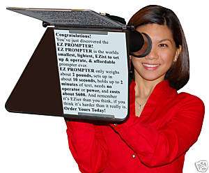 EZ PROMPTER Teleprompter for Sony Panasonic Canon Nikon  