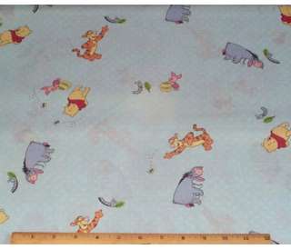 Winnie the Pooh Caterpillar Bees Cotton Fabric 1.5yds  