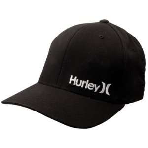  Hurley Corp Flex Fit Hat Small/Medium Black Automotive