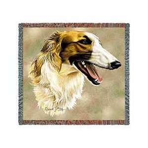  Borzoi Lap Square   53 x 53 Blanket/Throw