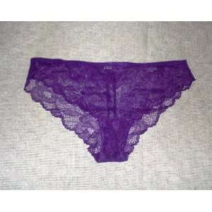 Victorias Secret Body by Victoria Lace Hiphugger in Eggplant purple 