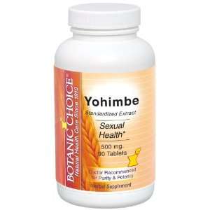  Botanic Choice Yohimbe 500 Mg