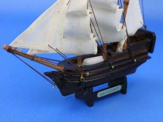   fully assembled with all sails mounted and rigging taut