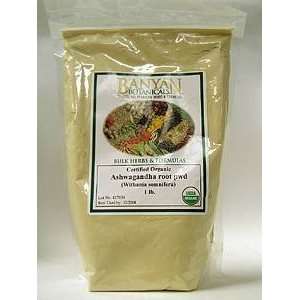  Banyan Trading Co. Ashwagandha (Certified Organic) 1lb 