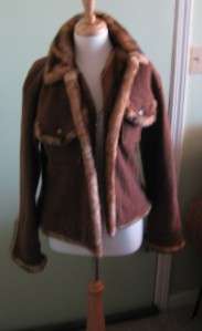 Womans Jacket Tasha Polizzi for T.P. Saddleblanket & Co. Medium Fake 