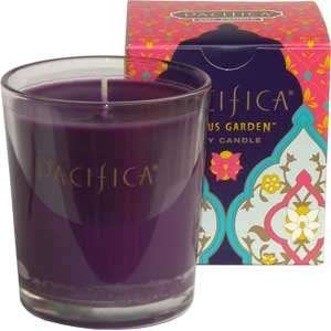  Pacifica Lotus Garden Gift Boxed Soy Candle: Home 