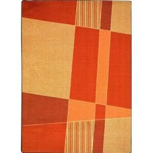  Joy Carpets Spazz© Orange   10 9 x 13 2: Home & Kitchen