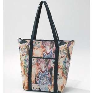   Pet StudioTM Cat Tapestry Totes   Beautiful Handbag