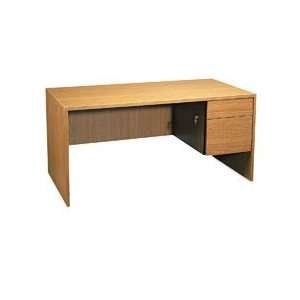   Genoa™ Series Single Pedestal Workstation Desk: Home & Kitchen