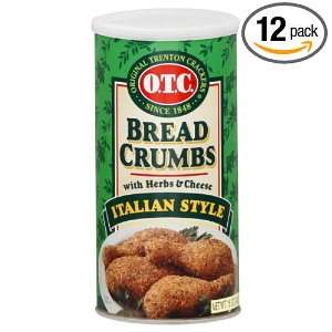 OTC Breadcrumbs, Italian, 15 Ounce (Pack of 12)  Grocery 