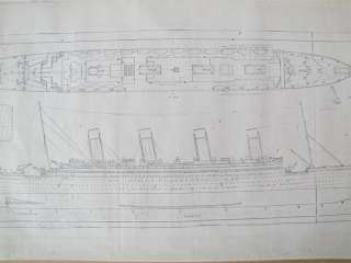 Copy of White Star Line RMS Olympic Blueprint Wiswesser  