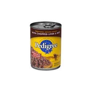   Ground Dinner with Chopped Liver & Beef Dog Food 13.2 oz: Pet Supplies