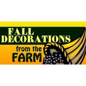  3x6 Vinyl Banner   Farm Fall Decorations 