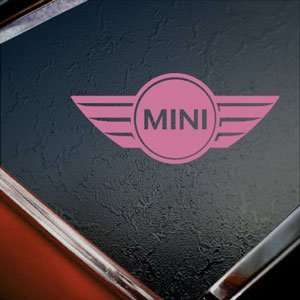  Mini Cooper Pink Decal Car Truck Bumper Window Pink 