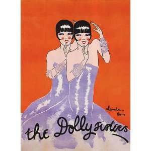  THE DOLLY SISTERS FRENCH VINTAGE POSTER REPRO Everything 