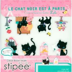  black kitty Post it bookmark stickers cupcakes: Toys 
