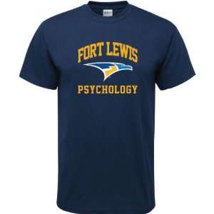  Lewis College Skyhawks Navy Psychology Arch T Shirt